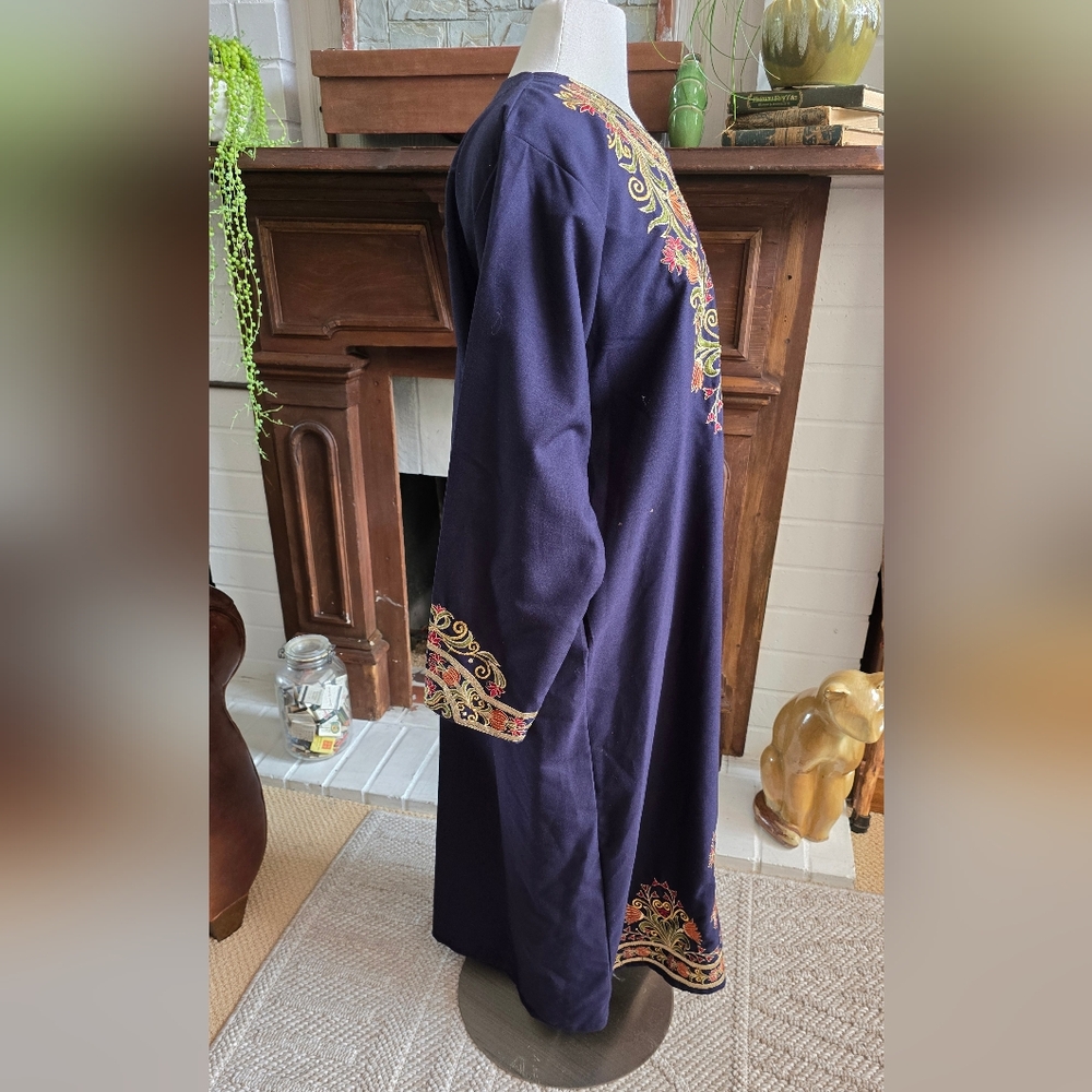 VINTAGE Ethnic Caftan Size XL - Picture 5 of 16